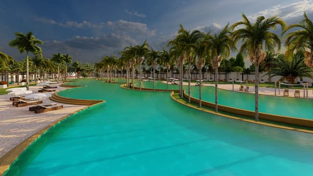 Pristine beach