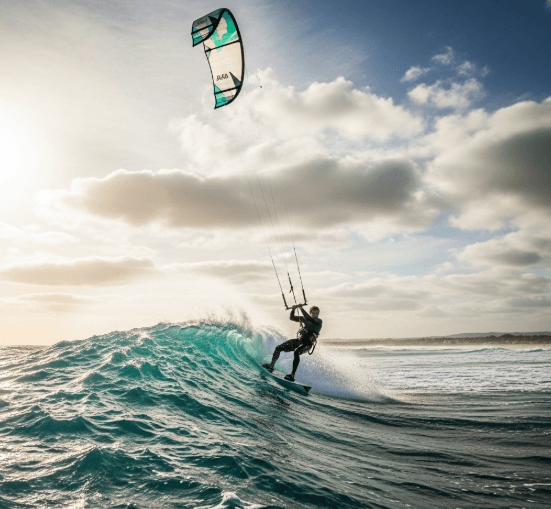 Kite surfing